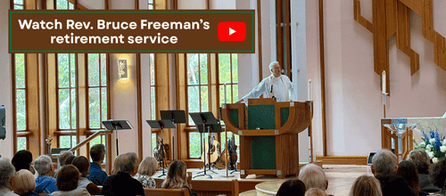 Rev. Bruce Freeman's Nov. 2 retirement service
